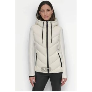 (5)DKNY MEDIA LIGHT WEIGHT PUFFER